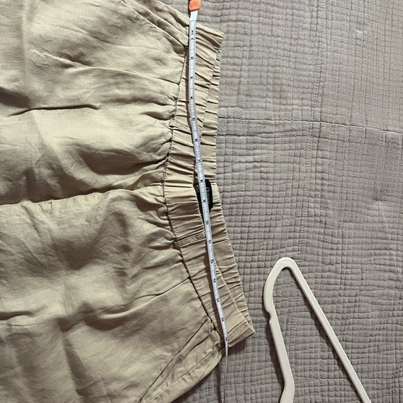 WOMEN’s 100% LINEN Cream Pants - Picture 5 of 8
